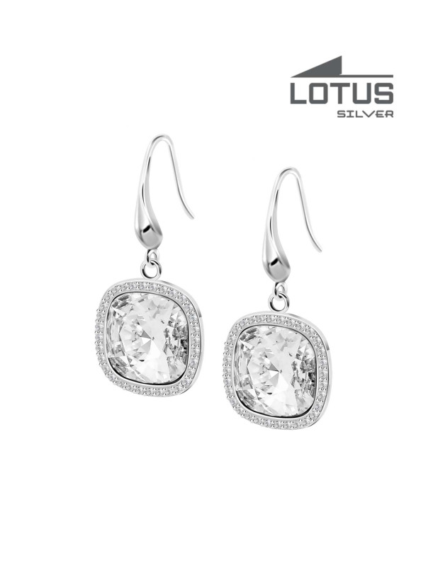 LOTUS SILVER EARRINGS 